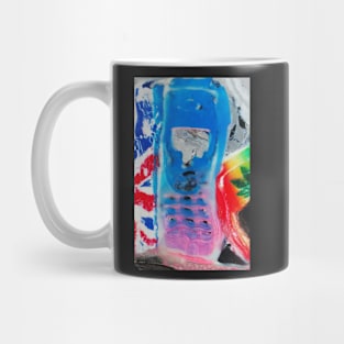 Recycled Mobile Phone cases - BLUE & PINK Mug